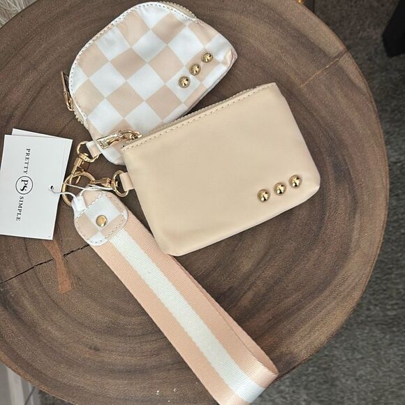 Pretty Simple Dolly Dual Pouch Wristlet - Picture 2 of 3